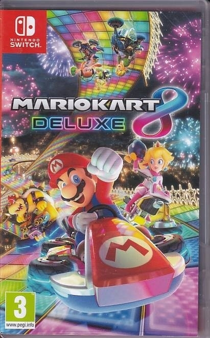 Mario Kart 8 Deluxe - Nintendo Switch Spil (A-Grade) (Used) (Eng)